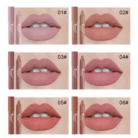 Matte Lipstick Non-Stick Lipstick, Rotating Lipstick Pen, Multiple Color Options, Cute Lipstick, Long Lasting and Easy to Carry, Cute Lip Makeup, High Color, Melting Skin Tone, Strong Adhesion,