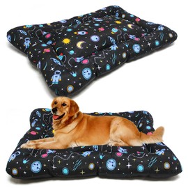 BPS BPS-14094UN Dog Cat Bed Pet Non Slip Mat S/M/L Portable Mattress Sofa Cushion Soft (S: 60 x 45 cm, Universe)