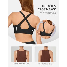 LUCKMEEY Bras for Women No Underwire Push Up Wireless Bra Seamless Bras Full Coverage Supportive Everyday Bras with Lift