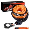 Synthetic Winch Rope Cable Kit 1/4" x 50 ft 9500Lbs