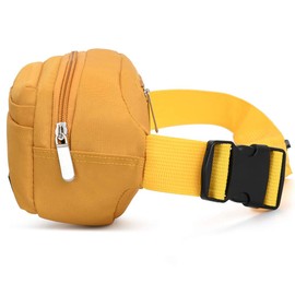 Yooluan Waterproof Bum Bag Waist Fanny Packs 4 Zip Pockets Travel Hiking Outdoor Sport Running Belt Holiday Hiking Doggy Bag Money Hip Pouch