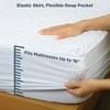 Waterproof Mattress Protector Full - Fitted Stretchable Deep Pockets Mattress