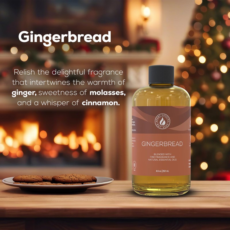 Aroma Country Gingerbread Diffuser Oil - Luxury Essential Oils for
