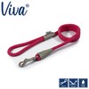 Ancol Viva Reflective Rope and Real Leather Snap Lead 107
