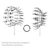 YushengTai Magic Windmill, Magic Windmill Metal 3D Wind Powered Kinetic