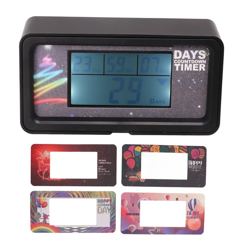 Days Countdown Timer Clock Hours Minutes Seconds Digital LCD Display