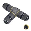 KLJ Waterproof Cable Connector, IP68 Connection Terminals, 2-Pin M20 Plug,