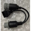 Cal/Amp J1708 6pin Female to OBD2 5C970-2 to 6pin Male