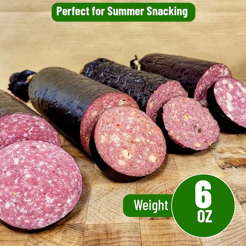 Game Summer Sausage Gift Pack (Venison, Cheddar, Elk, Elk Cheddar,