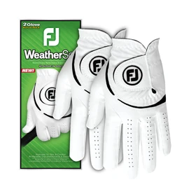FootJoy WeatherSof Men's 2-Pack Golf Glove, White