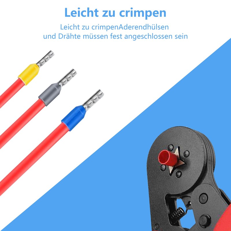 Wire End Ferrules Set 2000 Pieces, Wire End Ferrules 0.5