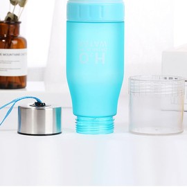 Mr. Gadget Solution® 650ml Portable Fruit infuser water bottle For Tomatodo Water Sport Water Bottle for Camping Leak-proof Lemon Bottle Drinkware - Blue