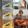 FENCHILIN Vanity Mirror with Lights and Bluetooth Speaker 22.8"x 18.1"