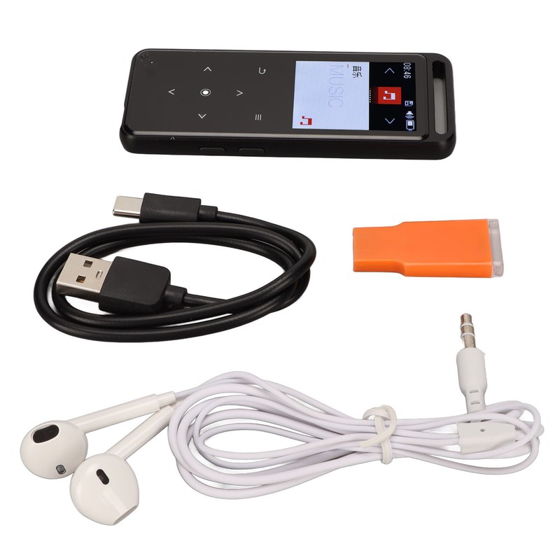 MP3 Player Bluetooth 5.0 HiFi Lossless Touch Control Recording Music