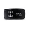 CH4x4 Rocker Switch Center Diff Lock Symbol - Horizontal -
