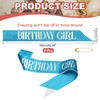 PATIKIL Birthday Girls Sash, 2 Pcs Glitter Birthday Sash for