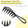 VOCOSTE Afro Wide Tooth Comb Large Hair Fork Comb Hairdressing