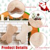 Hollowfly 2 Pcs Christmas Stockings 18.5 Inch Large Dog Bone