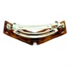 Wardani, french tortoiseshell extra volume barrette, rectangle buckle shape, handmade