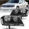 BRYGHT Headlight Assembly Fit for 2008-2014 Dodge Avenger