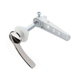 Merriwayâ¢ BH00126 Bulk Hardware Chrome Plated Replacement Metal Handle for Toilet WC Cistern