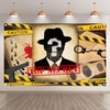 Luminora 72 x 43 inch Top Secret Background Detective Mugshot