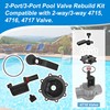 2-Port/3-Port Pool Valve Rebuild Kit Compatible with Jandy Neverlube 2-way/3-way