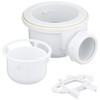 asinox 72607 Valve Drain Shower, White