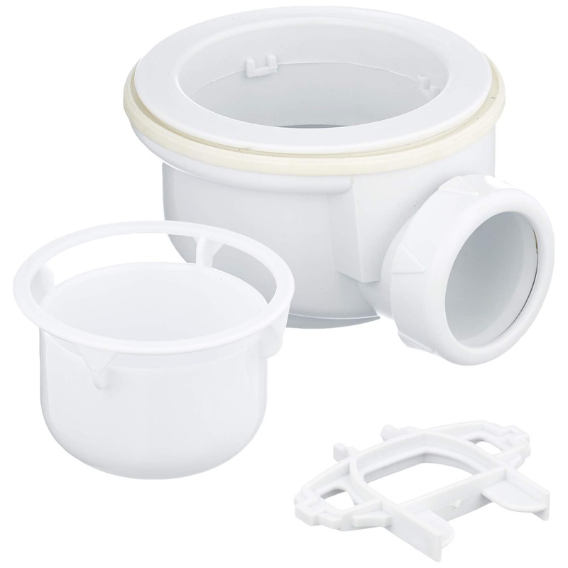 asinox 72607 Valve Drain Shower, White