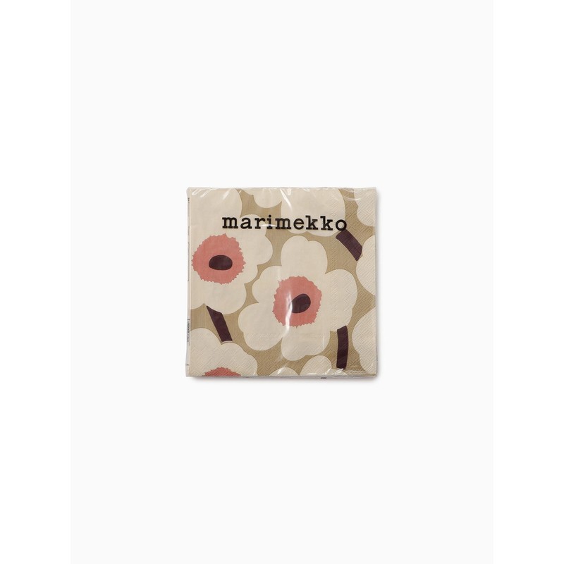 [marimekko] Unikko Women's Lunch Napkin 33X33 52_1_5273552660 F, Beige x