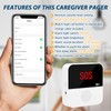 DAYTECH WiFi Smart Caregiver Pager Call Button for Seniors Wireless