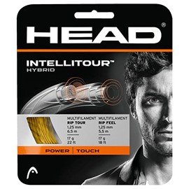 HEAD Unisex-Erwachsene Intellitour Set Tennis-Saite, Natural, 16