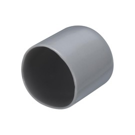 QUARKZMAN Rubber End Caps 22 mm (7/8 Inch) ID Vinyl PVC Round Tube Bolt Cap Cover Protectors for Screw Thread Grey Pack of 20