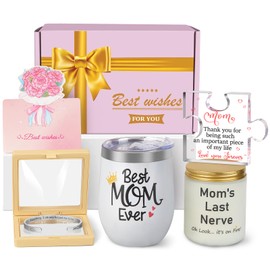 Gifts for Mom - Happy Birthday Gifts for Mom from Daughter Son Kids, Funny Mom Gifts Ideas Cool Mom Presents Unique Gifts Basket for Mom, Best Mom Ever Gifts for Birthday Christmas Mothers Day
