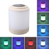 Solar Camping Lantern PP ABS Warm Light RGB Portable Hanging