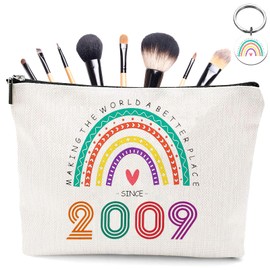 Scettar 16th Birthday Gifts for Women - Rainbow Cosmetic Bags, Small Comestic Bag Presents for Female 16th Birthday 16 Year Old Gifts Cosmetic Bags or Best Friend, Sister (2009)
