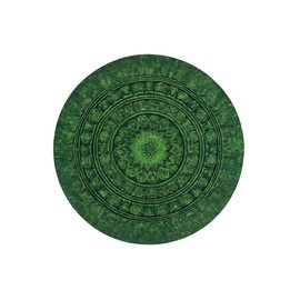 Craft Trade Mandala Green Round Tapestry Indian Wall Towel Tapestry Wall Hanging Boho Tapestries for Home Decoration Living Room and Bedroom - 183 cm