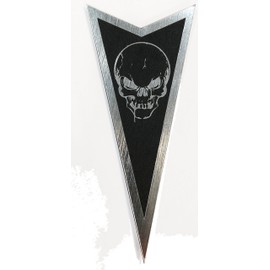 24 Designs Compatible with Pontiac GTO Rear Badge Emblem Skull Black