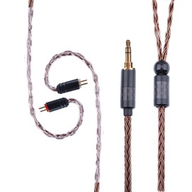 FEDAI 16 Core Silver Plated Earphone Cable, 3.5mm, 2 Pin, Upgrade Replacement Earphone Wire for AS10 ZS10 ZS6 ZS7 ZSR ZST CCA C10 TRN V80 V20 TFZ