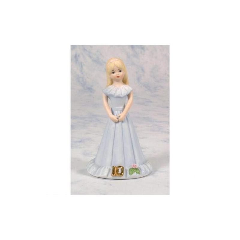 Growing up Girls from Enesco Blonde Age 10 Figurine 5.5