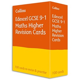 Edexcel GCSE 9-1 Maths Higher Revision Cards: Ideal for the 2025 and 2026 exams (Collins GCSE Grade 9-1 Revision)