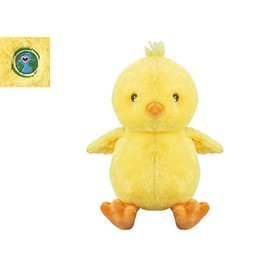 Yellow Eco Plush Chick - 23 cm (1 Pc.) - Adorable Recycled Plastic Chick Toy, Soft, Earth-Friendly & Cuddly, Perfect for Eco-Conscious Kids, Unique & Sustainable Gift Idea