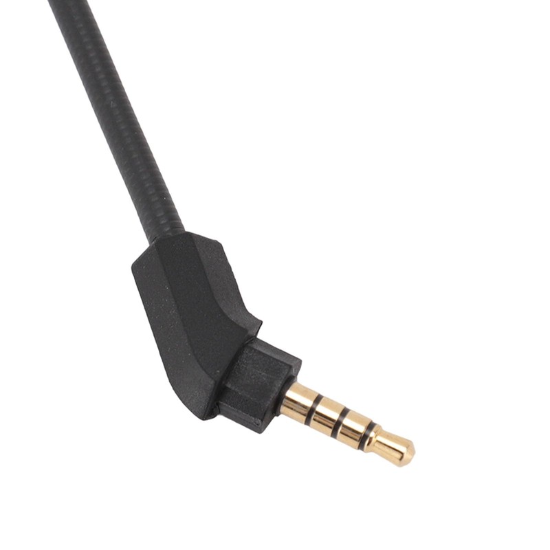 Detachable Headphone Mic, Bendable Noise Cancelling Plug and Play 360