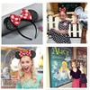 Mouse Ears Bow Headbands for Kids Girls Women