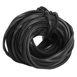Longzhuo Greenhouse Rubber Strip, Black, Universal Glass Sealing Rubber Strip (18m/59.1Ft)