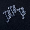 Clear Plastic Hidden Blind Clip Replacements, 12 PCS, Fits 2
