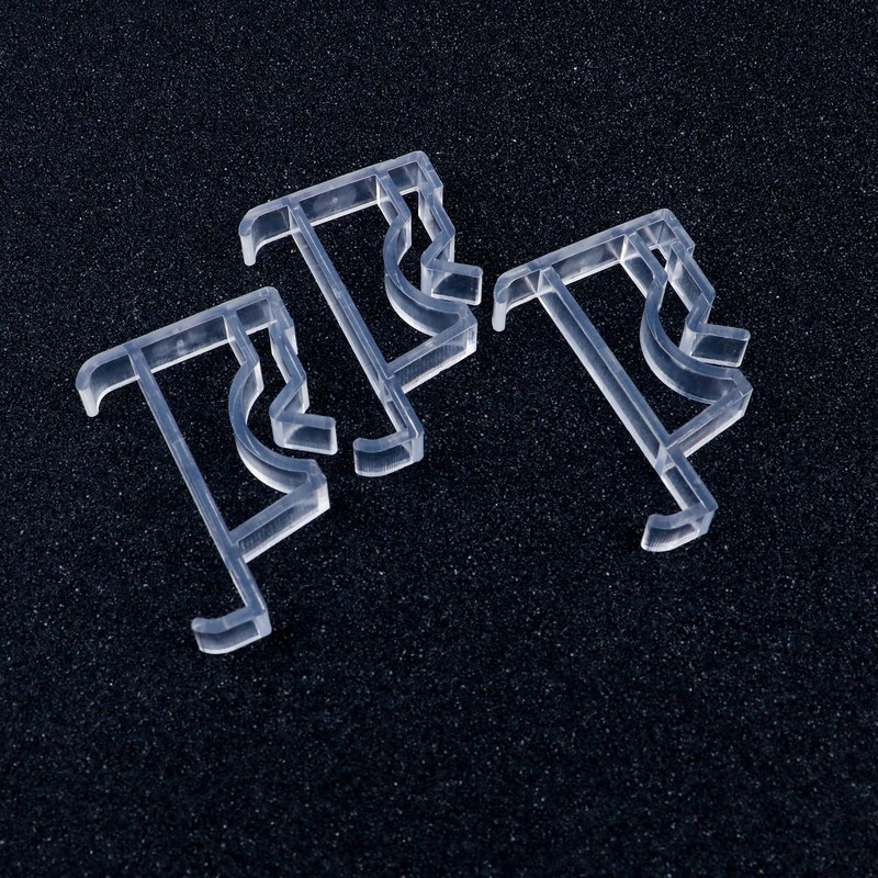 Clear Plastic Hidden Blind Clip Replacements, 12 PCS, Fits 2