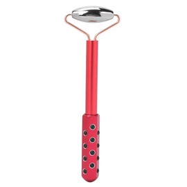 Germanium Granule Face Beauty Roller Massager Terahertz Stone Massage Tool for FaceRed
