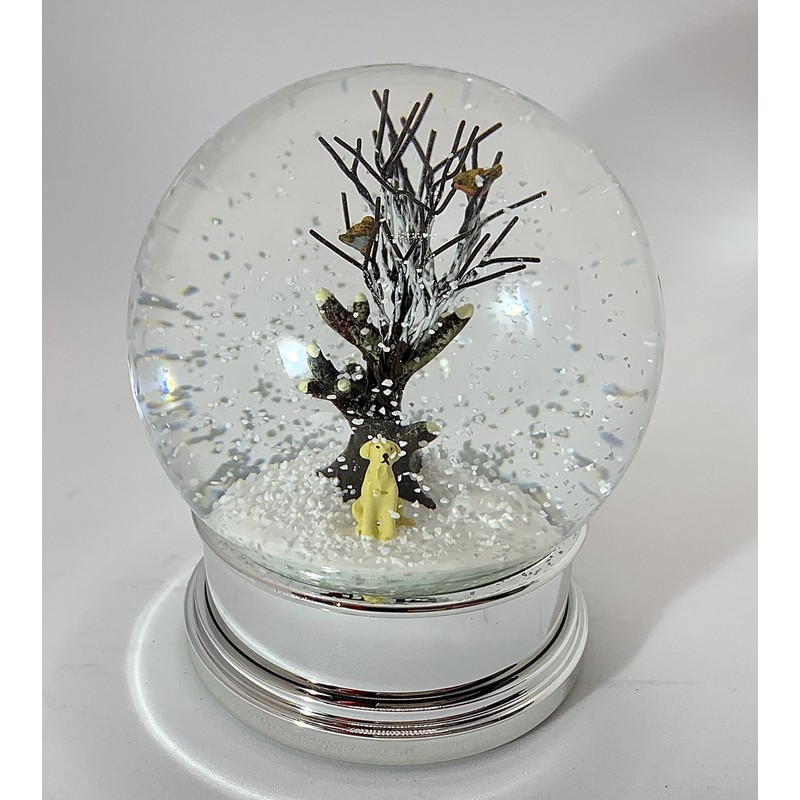 Heaven Sends Golden Labrador Christmas Snow Globe