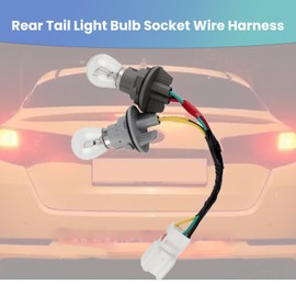 EAYBOMC 92451-4C500 Rear Tail Light Bulb Socket Wire Harness Compatible with Kia Optima 2014 2015,Tail Light Lamp Wiring Harness Replace OEM 924514C500 (2PCS)